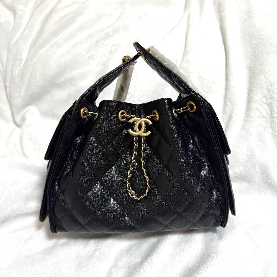 お値下げ中❣️CHANEL 25 ノベルティ ハンドバッグ ブラック