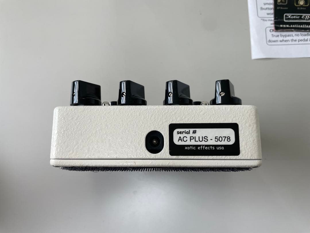 こんにちは。 Xotic Effects AC+ PLUS