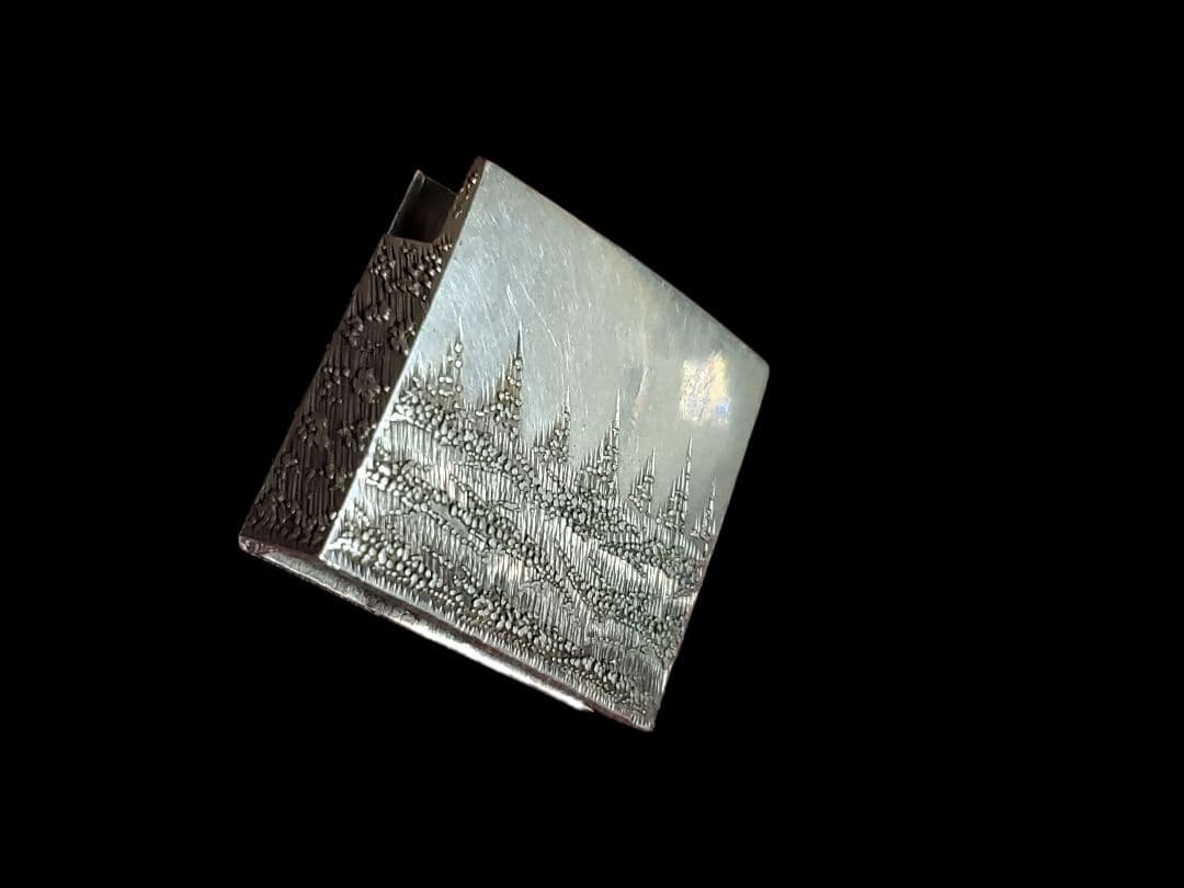 美品‼️　銀無垢遊乗一重ハバキ❗