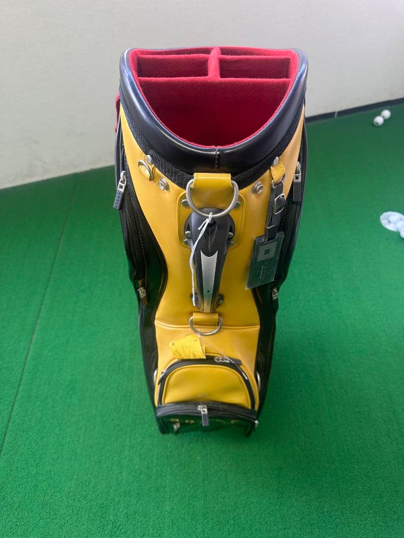 オノフ　キャディバック　ブラック×イエロー