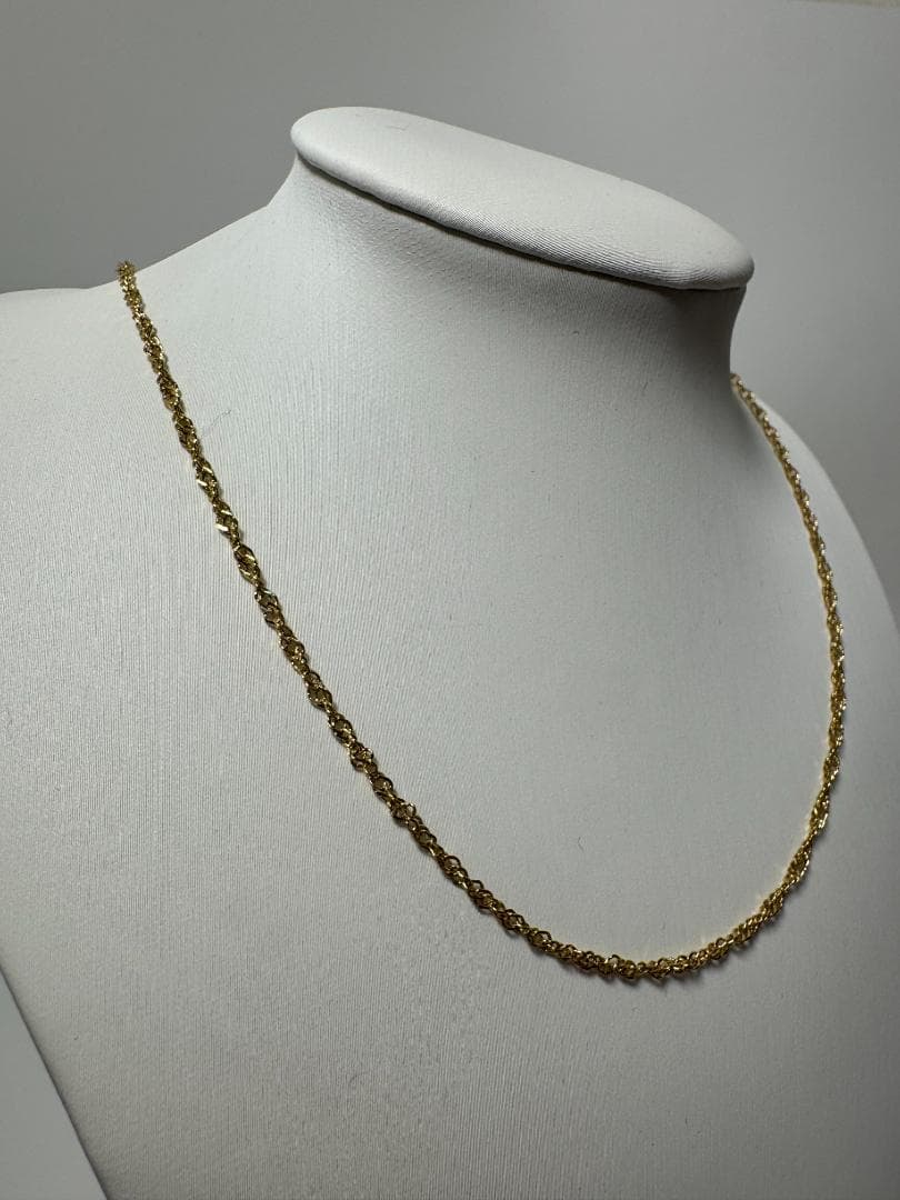 日本製K18ゴールド リンクチェーン ネックレス2.07g