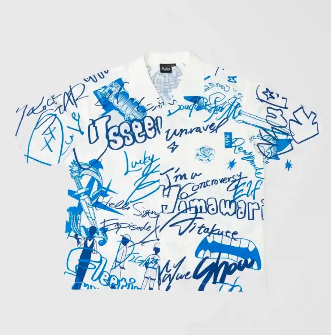 [新品] Ado オープンカラーシャツ　Mサイズ Ado 5周年 POPUP