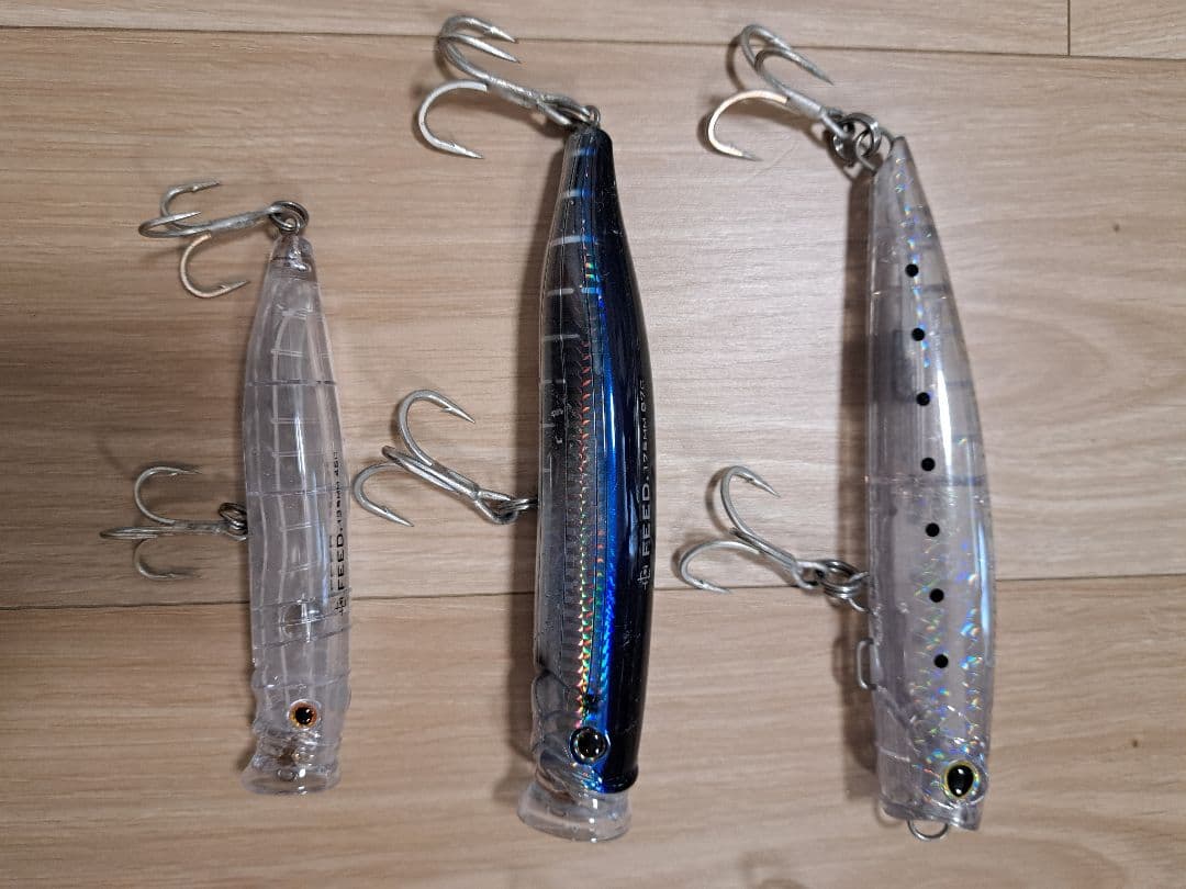 ポッパー　フック付き　バラ売り可　ダックダイブ　ポップクイーン　フィードポッパー