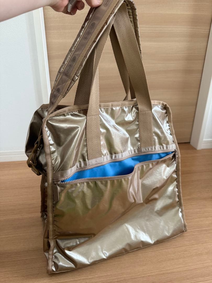 ひとりっぷxレスポートサック 縦型キャビン ボストン／アラビアンゴールド