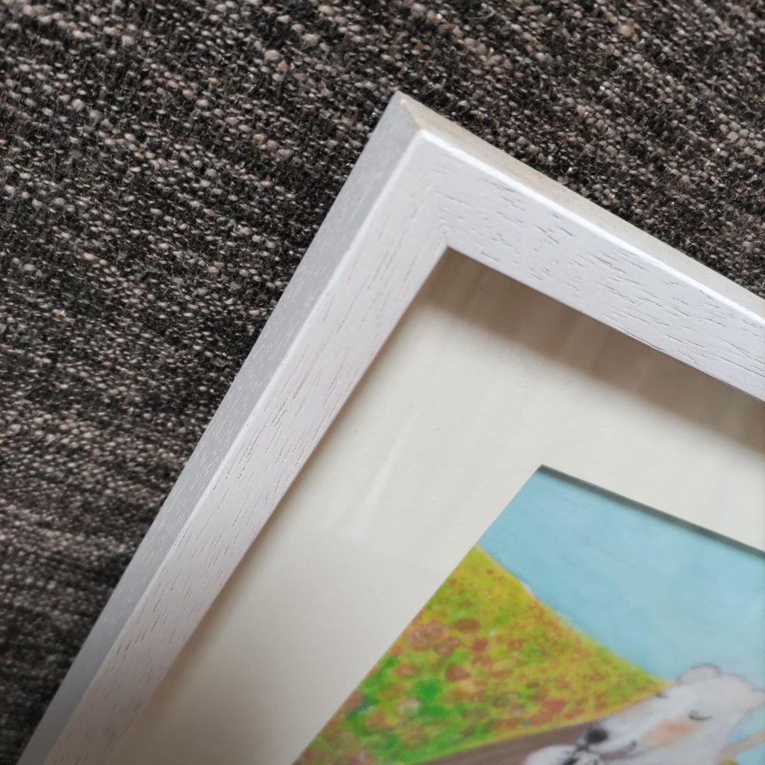 【サイン入り原画】まつもととしこ ♡ はらっぱgarden* 　額装品