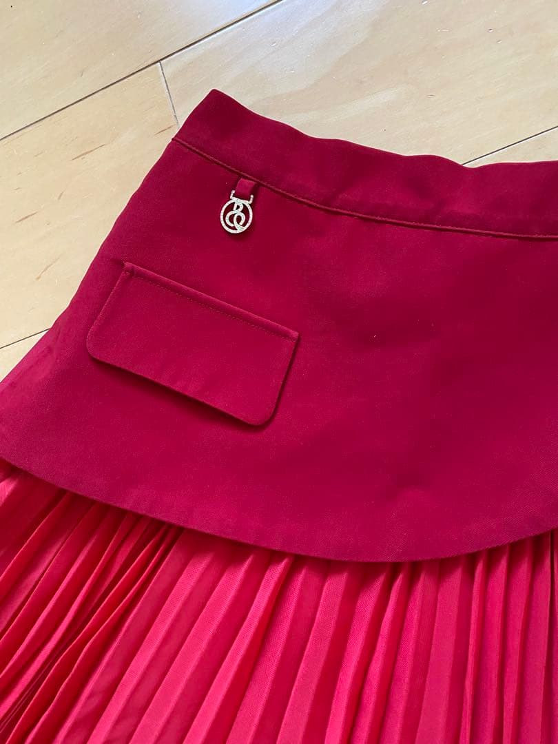 セール❤️新品　社交ダンス衣装　ダンススカート dancequeen 赤