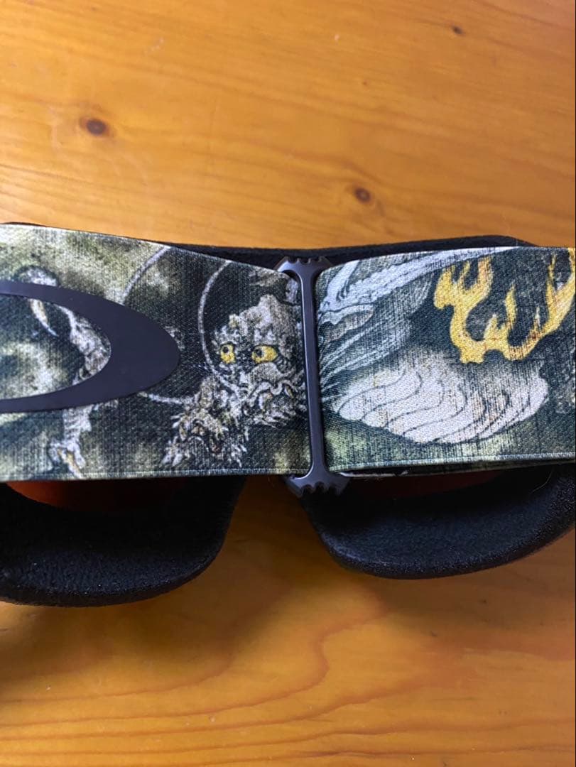 OAKLEY スノーゴーグル オレンジミラー　ラインマイナーL カズコクボモデル