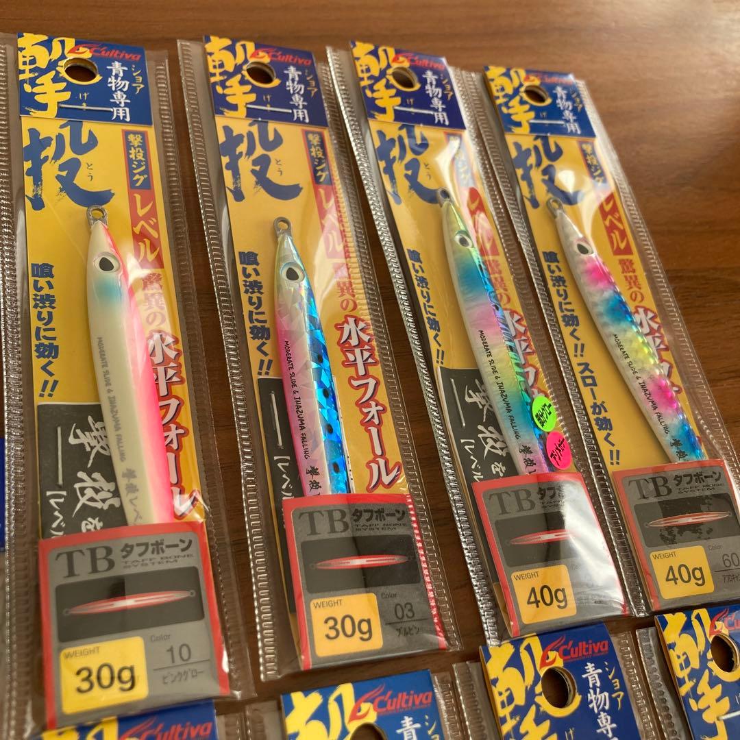 カルティバ　撃投ジグ、投技ジグ、BBスイベル、ショアジギング、SLJ、ナブラ打ち