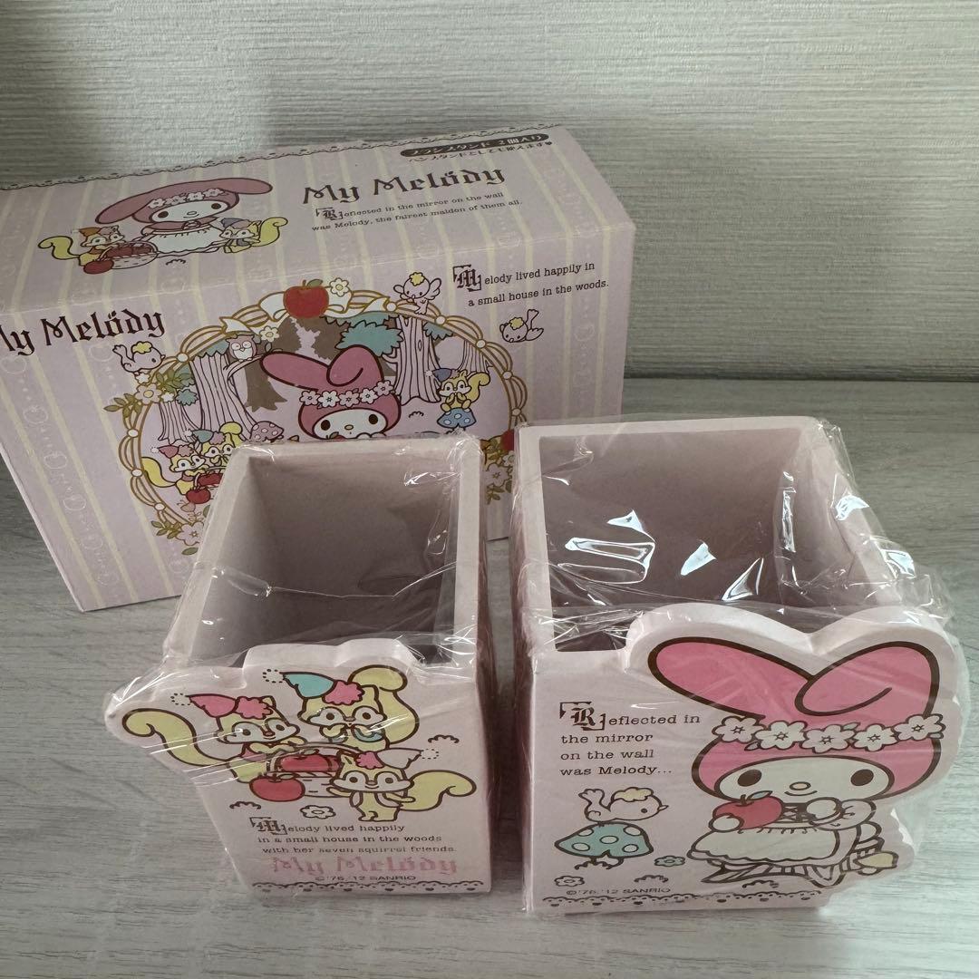 2012年 マイメロディ ブラシスタンド ストーリー サンリオ 木製