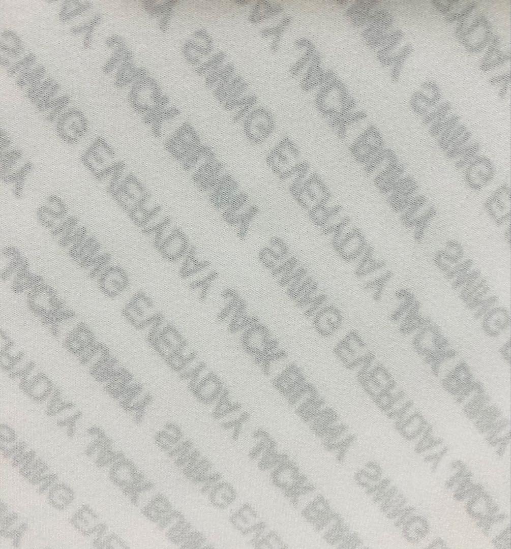 新品 ジャックバニー 総柄ロゴ 起毛ベア天 モックネックシャツ(6)LL/白