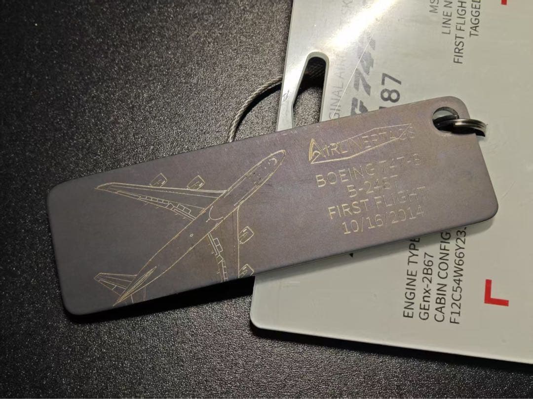 CA 中国国際航空 Airlinertags B747-8型機 特殊パーツ