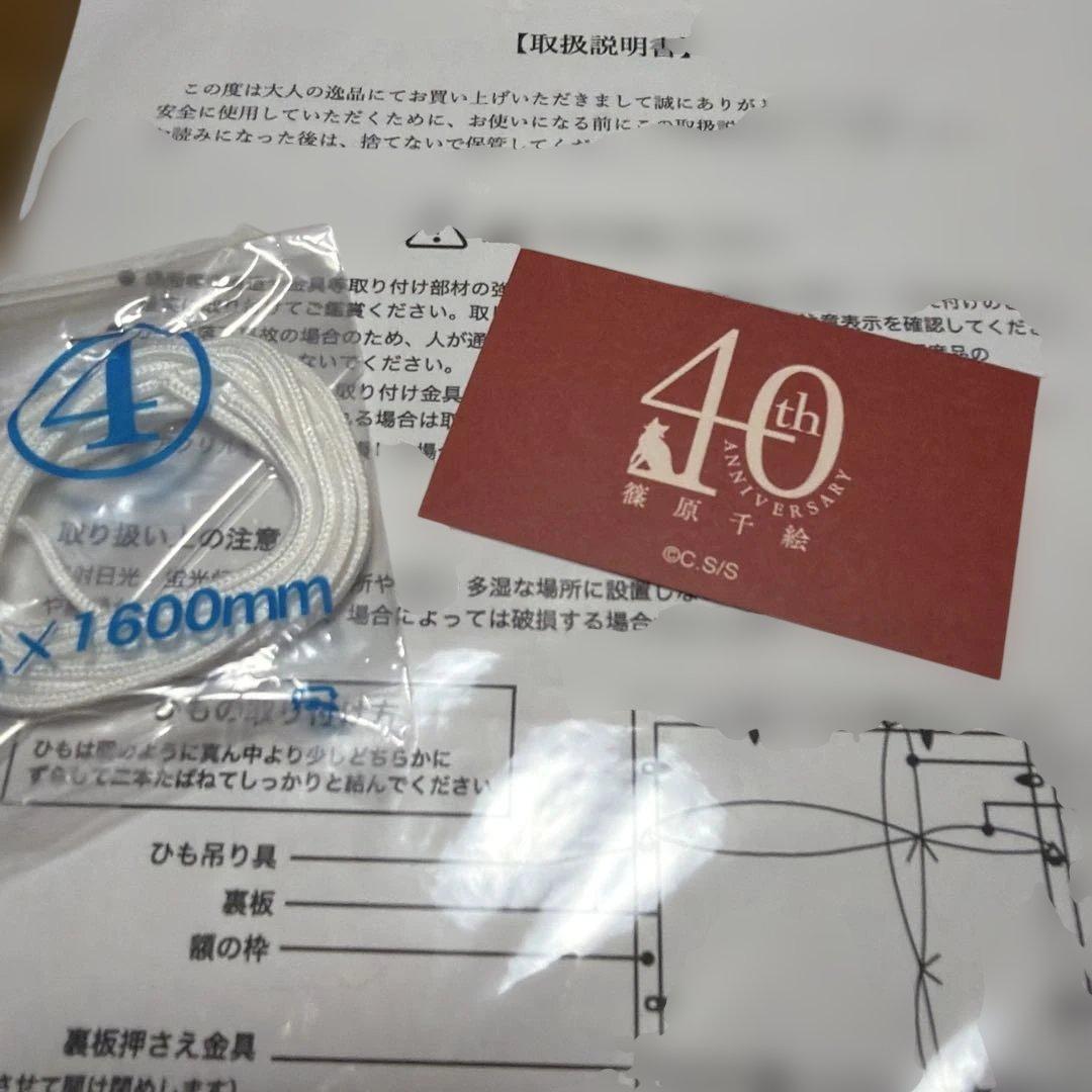 天は赤い河のほとり　ユーリ&カイル　篠原千絵　直筆サイン入り　複製原画　額入り