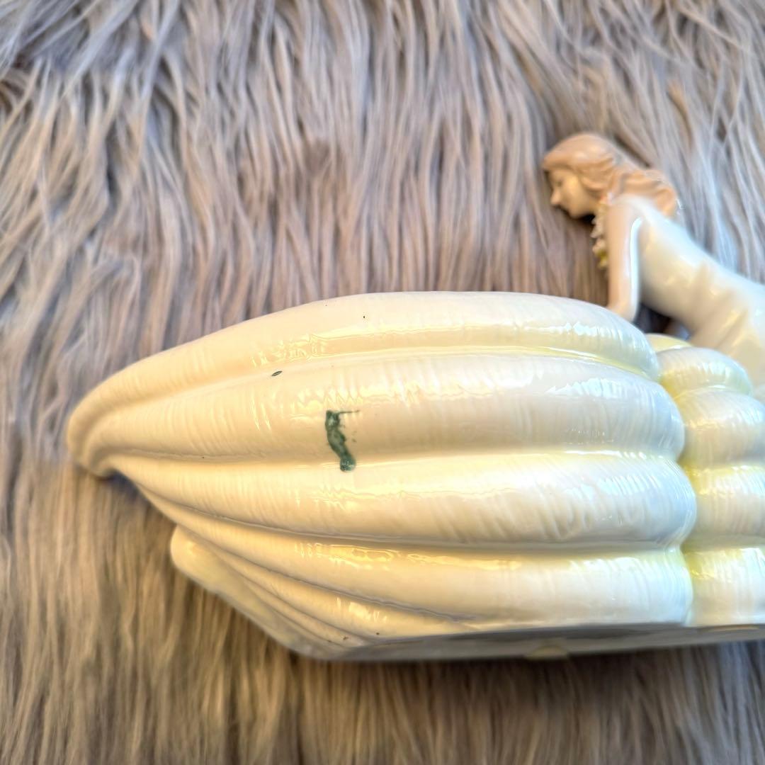 【即日発送】マーメイド 陶器 貝殻 小物入れ 雑貨