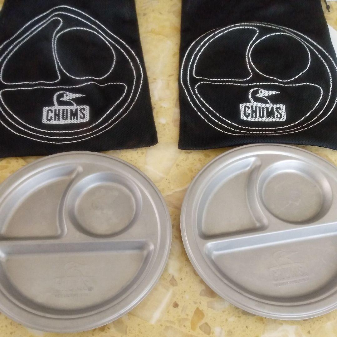 chumsメタルプレート2枚セット　未使用