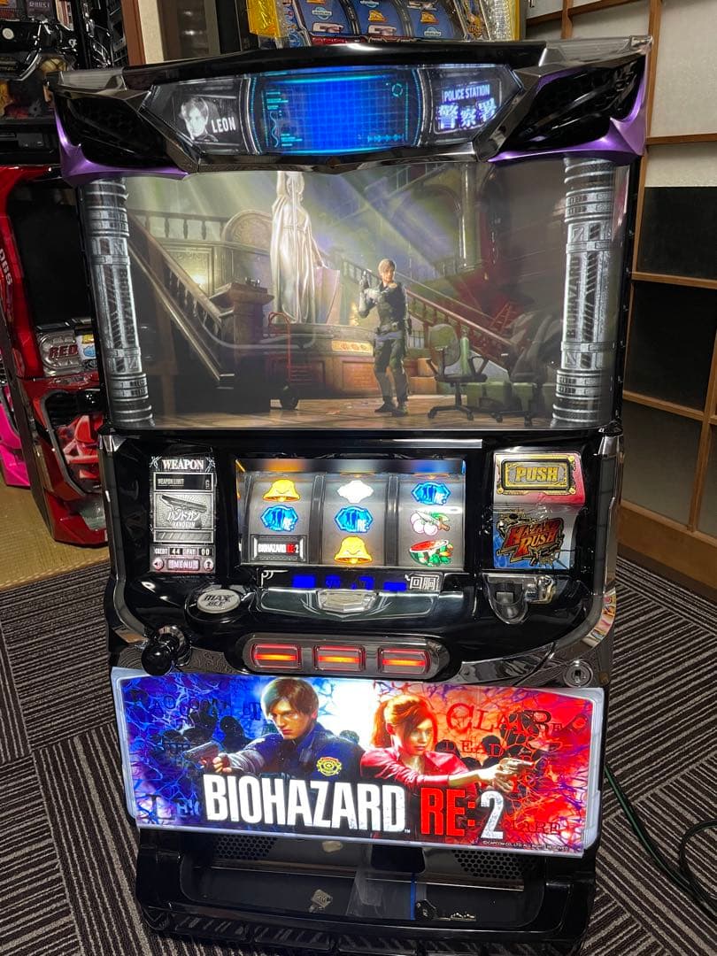 【引き取り歓迎】パチスロ 実機 バイオハザードRE:2