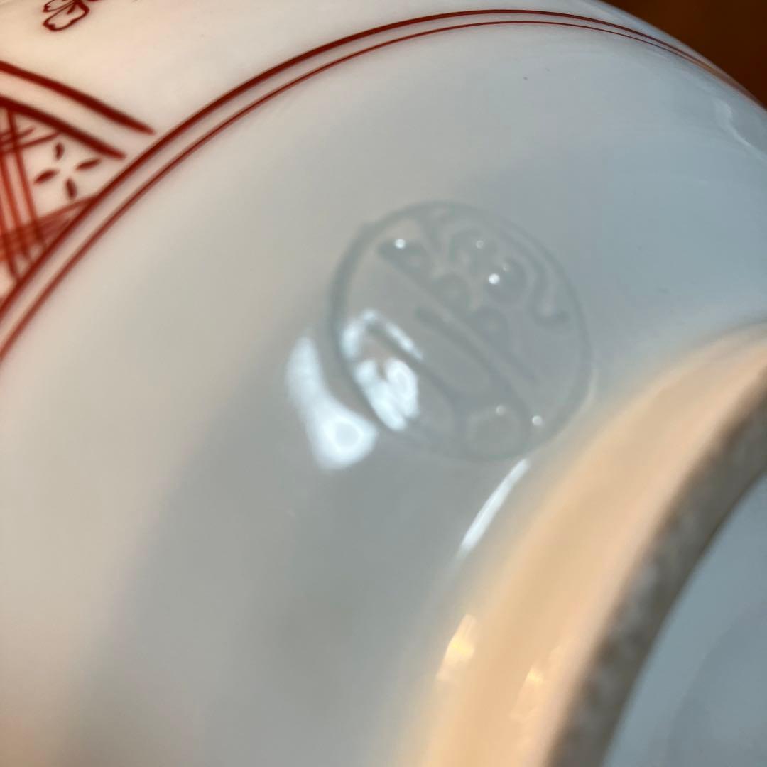 【伊東陶山 作】京焼 赤絵 菓子器 共箱付き