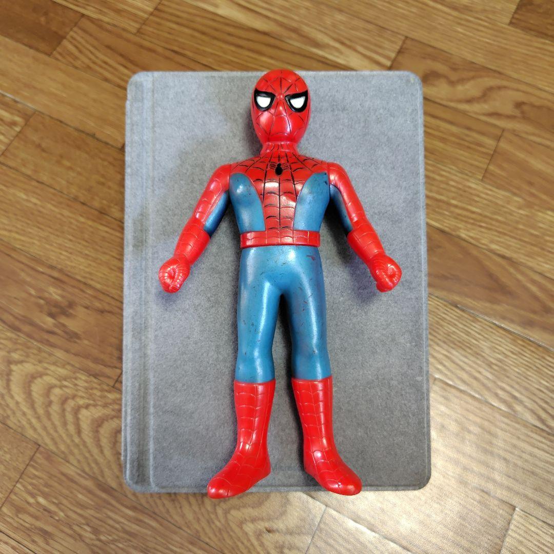 【レア品・当時物】スパイダーマン　ソフビ　1978年　東映