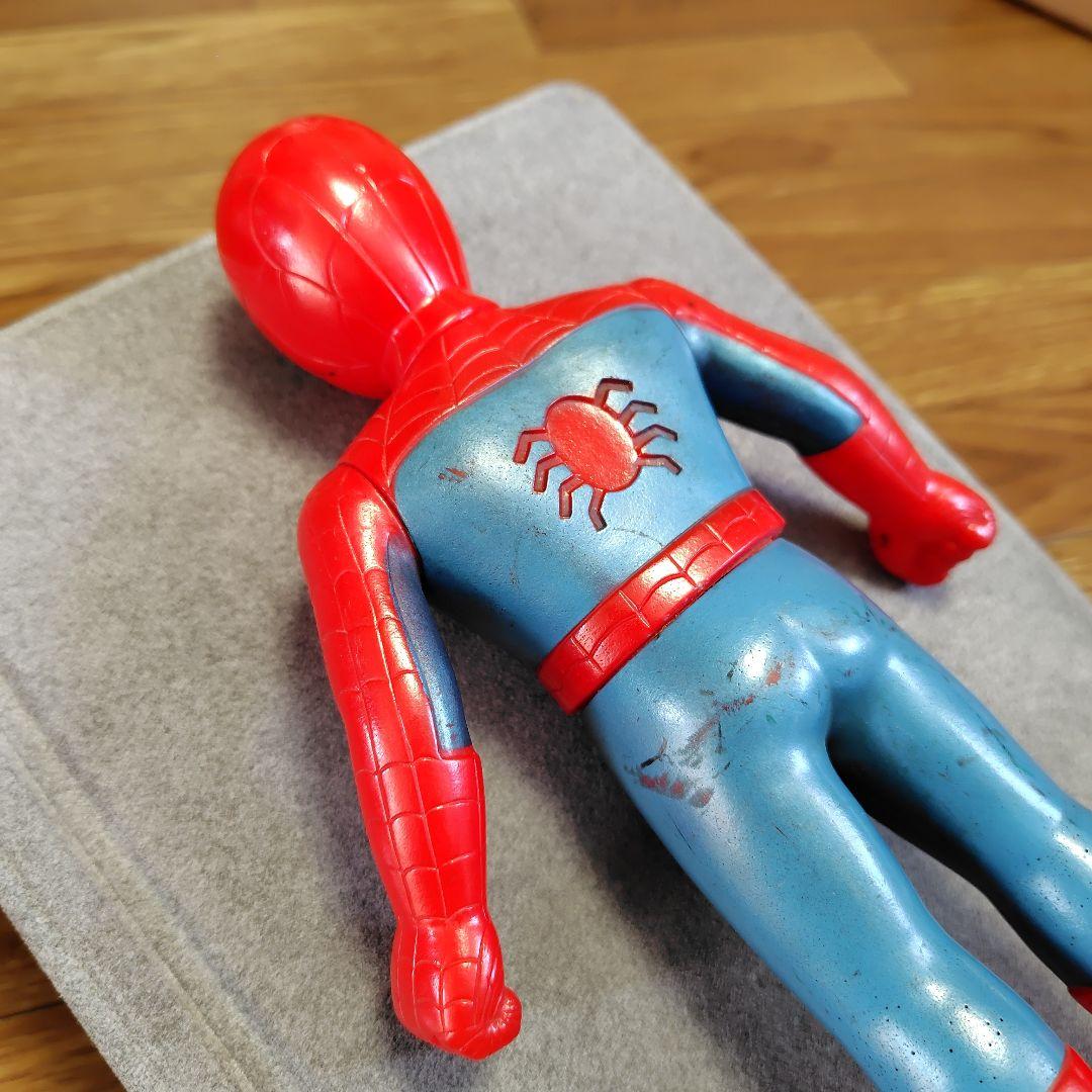 【レア品・当時物】スパイダーマン　ソフビ　1978年　東映