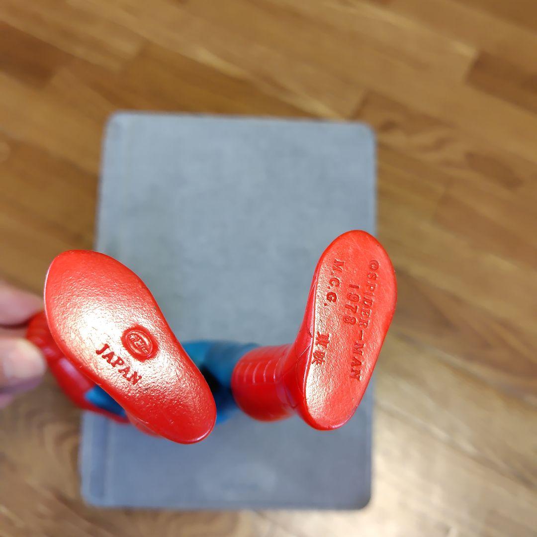 【レア品・当時物】スパイダーマン　ソフビ　1978年　東映