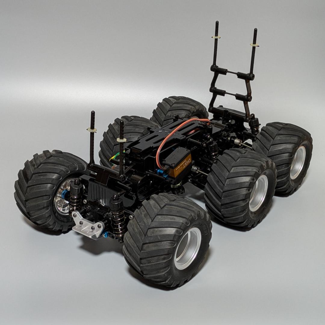 TAMIYA タミヤ 1/18RC キングイエロー6x6(G6-01シャーシ)