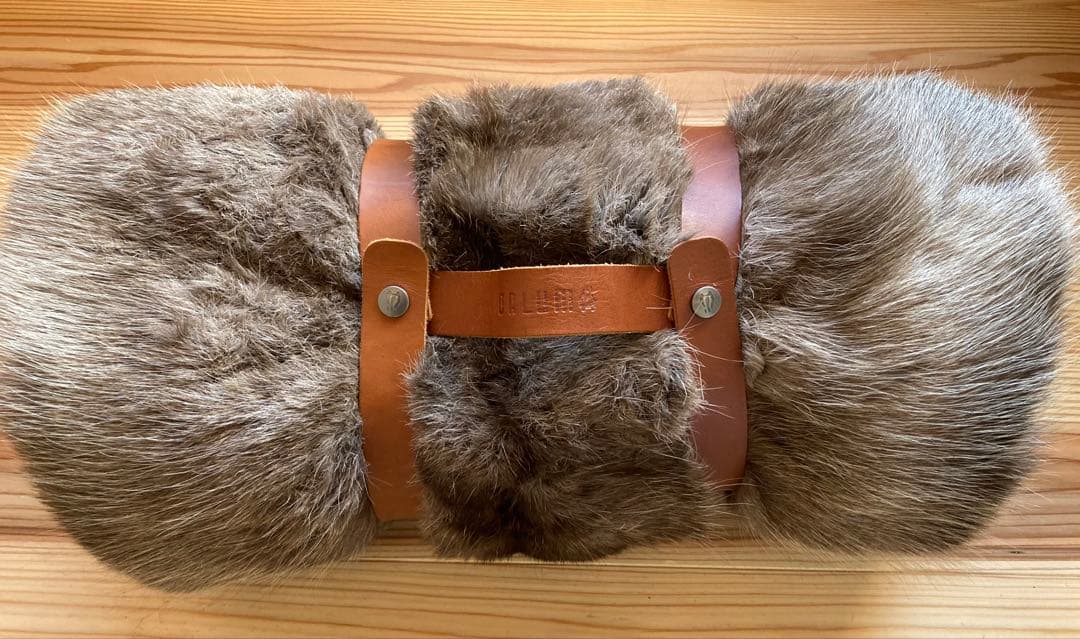 DALUM トナカイファー Lサイズ 北欧 ラグ 天然皮革