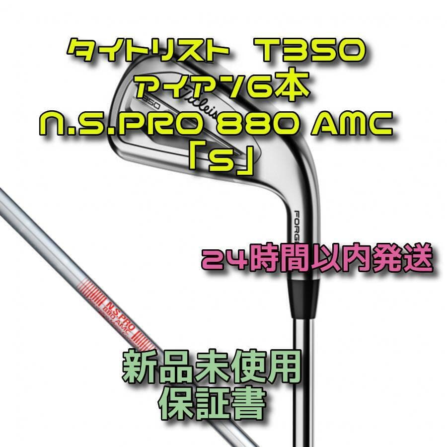 タイトリストT350 アイアン6本 N.S PRO 880 AMC「S」
