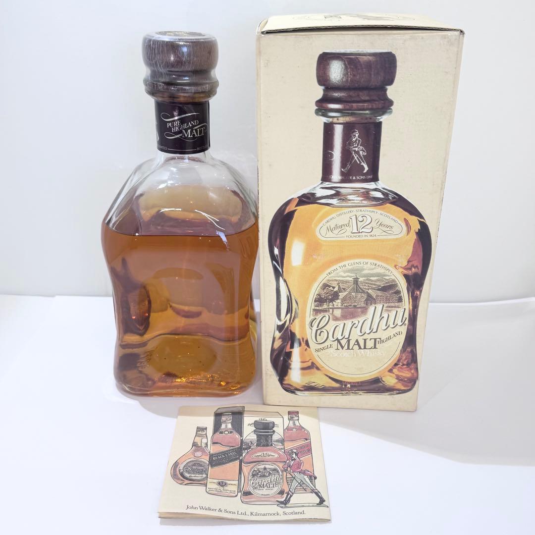 希少 Cardhu カーデュ ウイスキー 12年 43% 1L オールドボトル