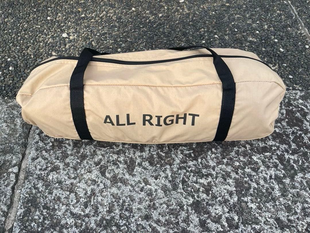 ポールセット美品DOD タープ ベージュ ALL RIGHT