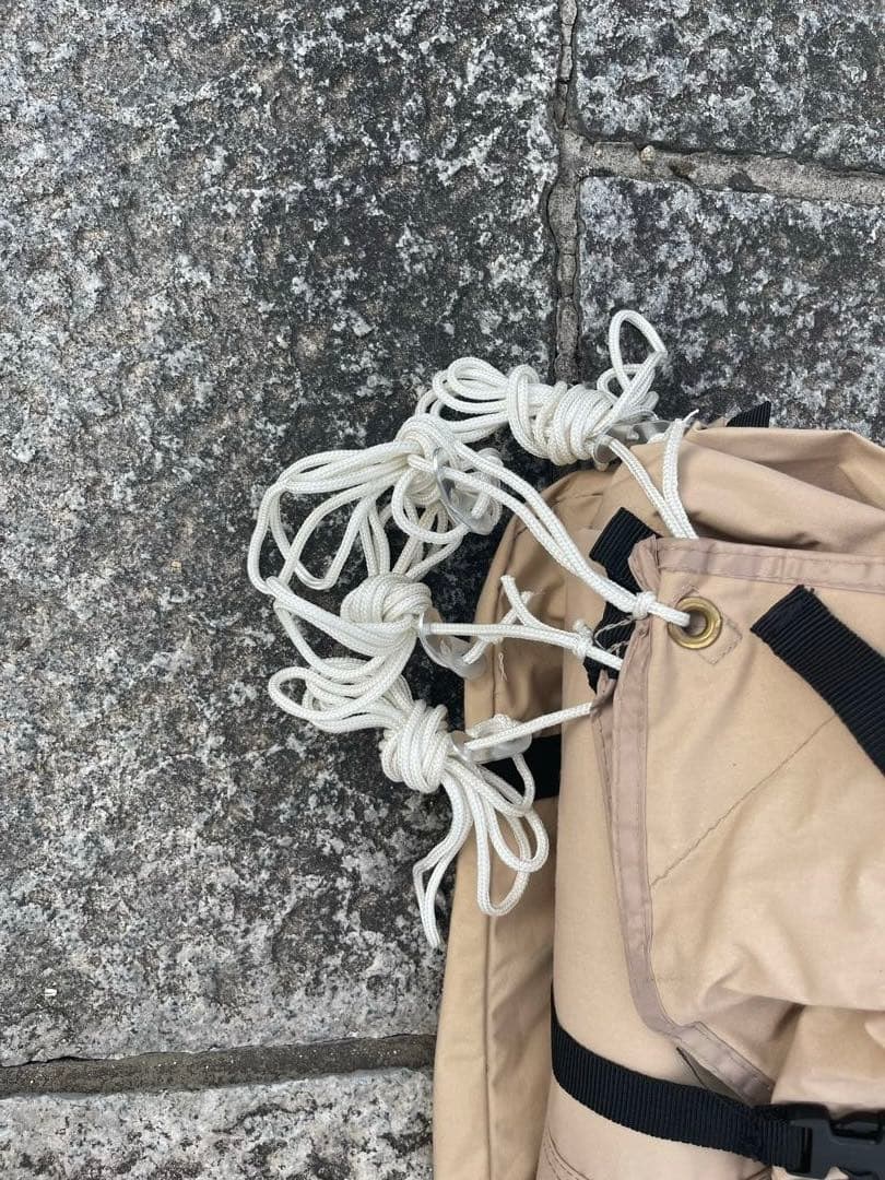 ポールセット美品DOD タープ ベージュ ALL RIGHT