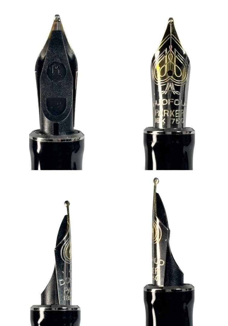 パーカー デュオフォールド チェック グリーンPT センテニアルM 18K