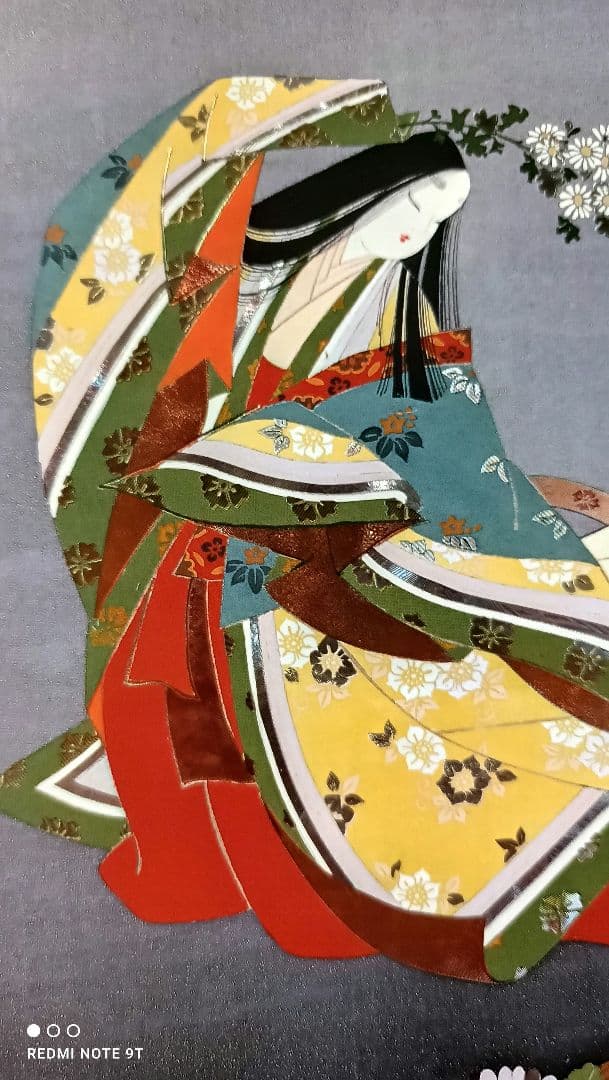 色紙(102)JARKET173735　東聖観による源氏物語の色紙★