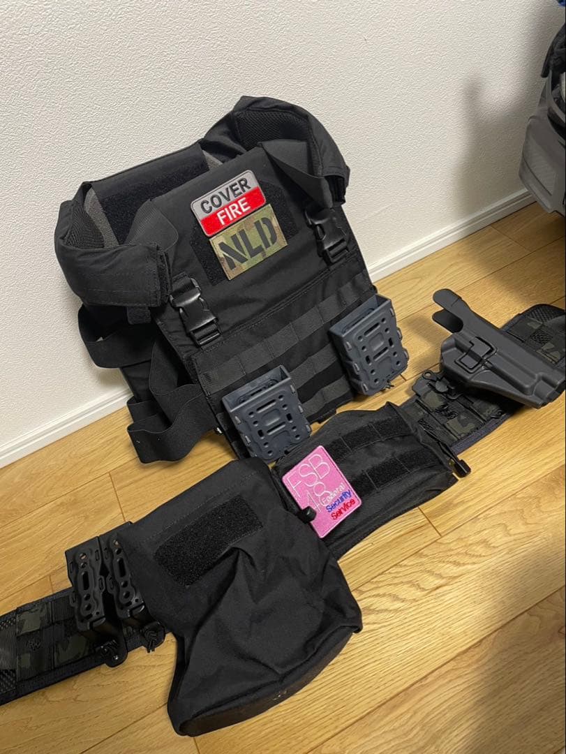 プレートキャリア セット ブラック