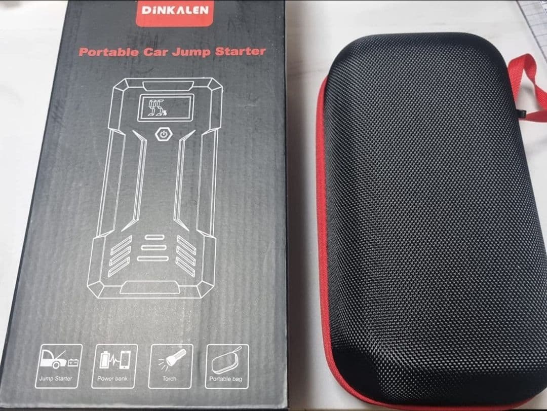 ジャンプスターター 12V バッテリー 23800mAh 最大電流3000A⑨