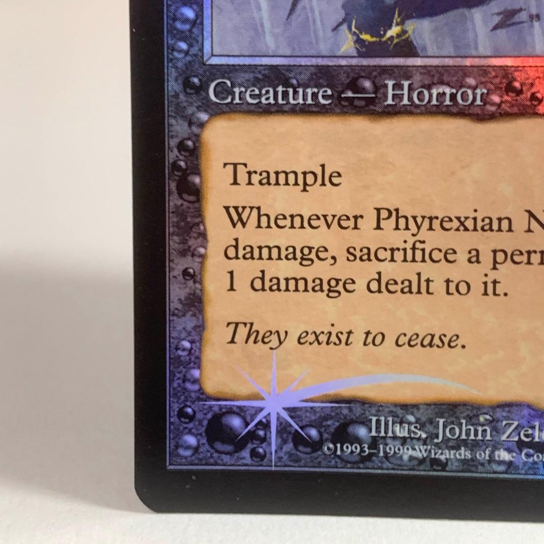 【Foil】ファイレクシアの抹殺者/Phyrexian Negator 英語1枚