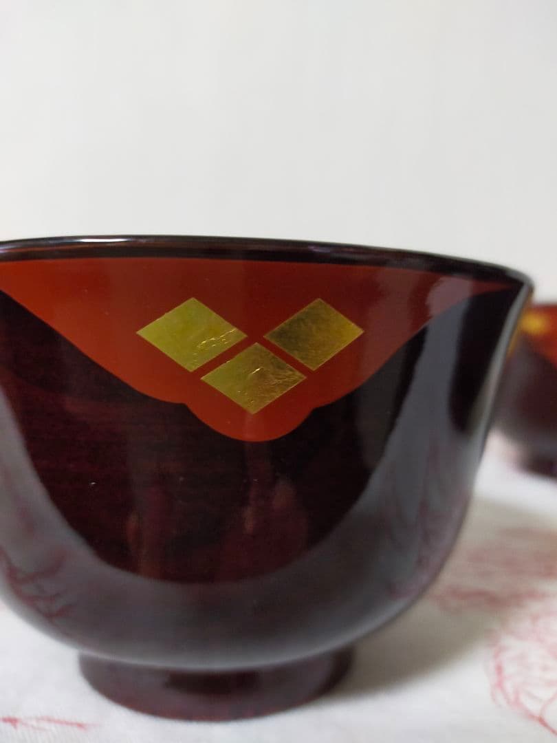 秀衡塗　羽反椀　ゆり型椀