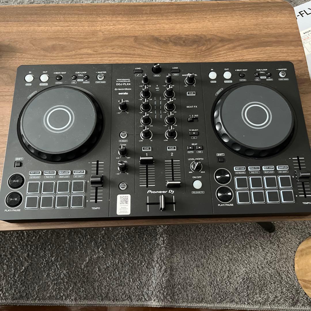 Pioneer DDJ-FLX4 コントローラー +SONY MDR-7506