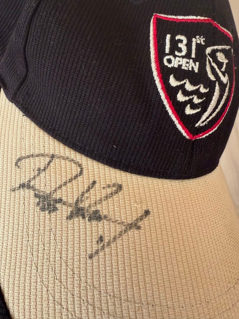 【丸山茂樹】直筆サイン入り全英オープンゴルフキャップ