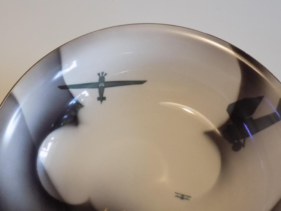 大珍品　オ－ルドノリタケ「昭和四年七月名古屋防空演習記念」サラダボウル