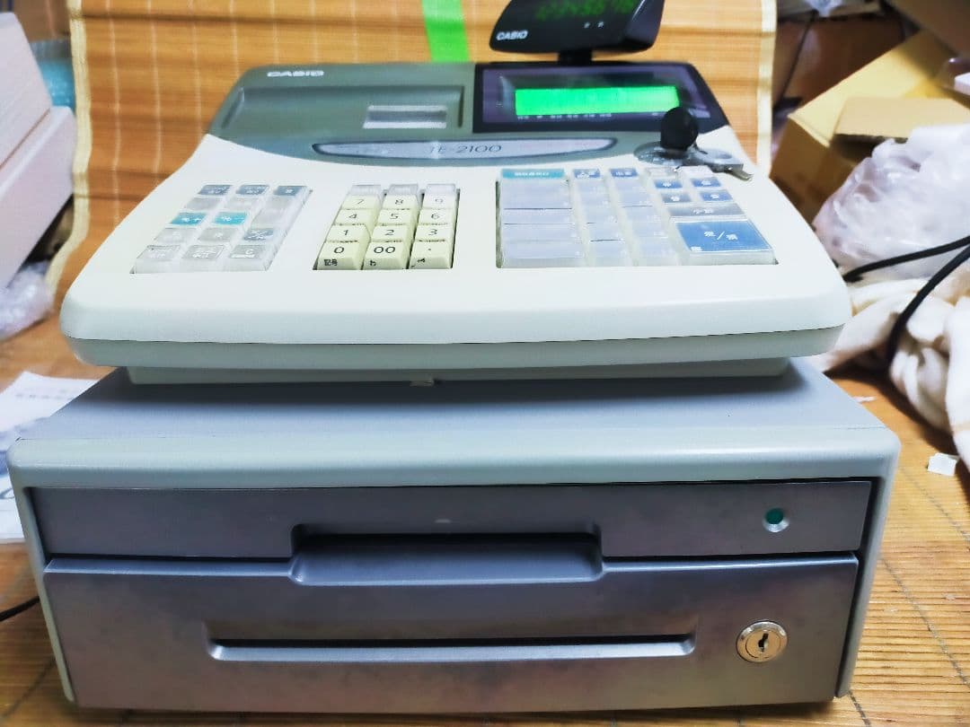 カシオレジスター　TE-2100　フル設定無料　長期使用可能　210000