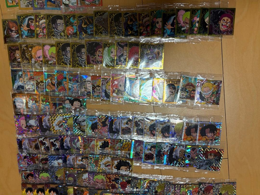 ウエハースシール大量まとめ売りバラ売り不可 ワンピースヒロアカ鬼滅の刃進撃の巨人