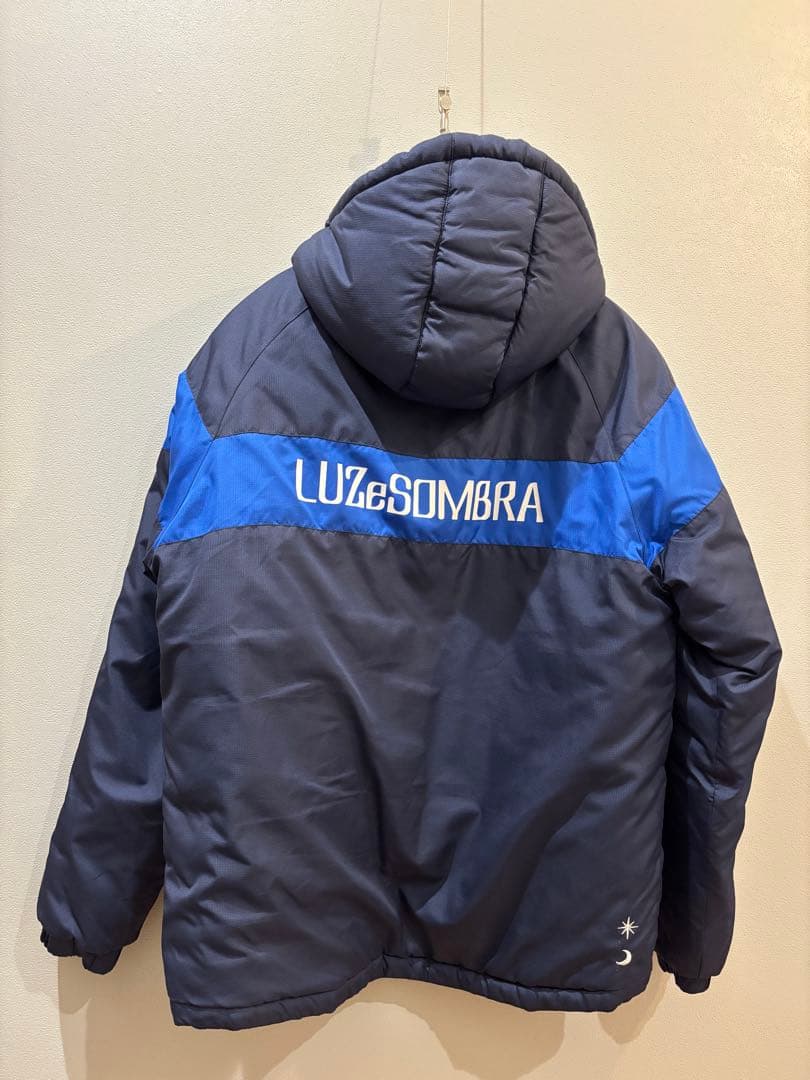 LUZeSOMBRA フード付きダウンジャケット ネイビー/ブルー