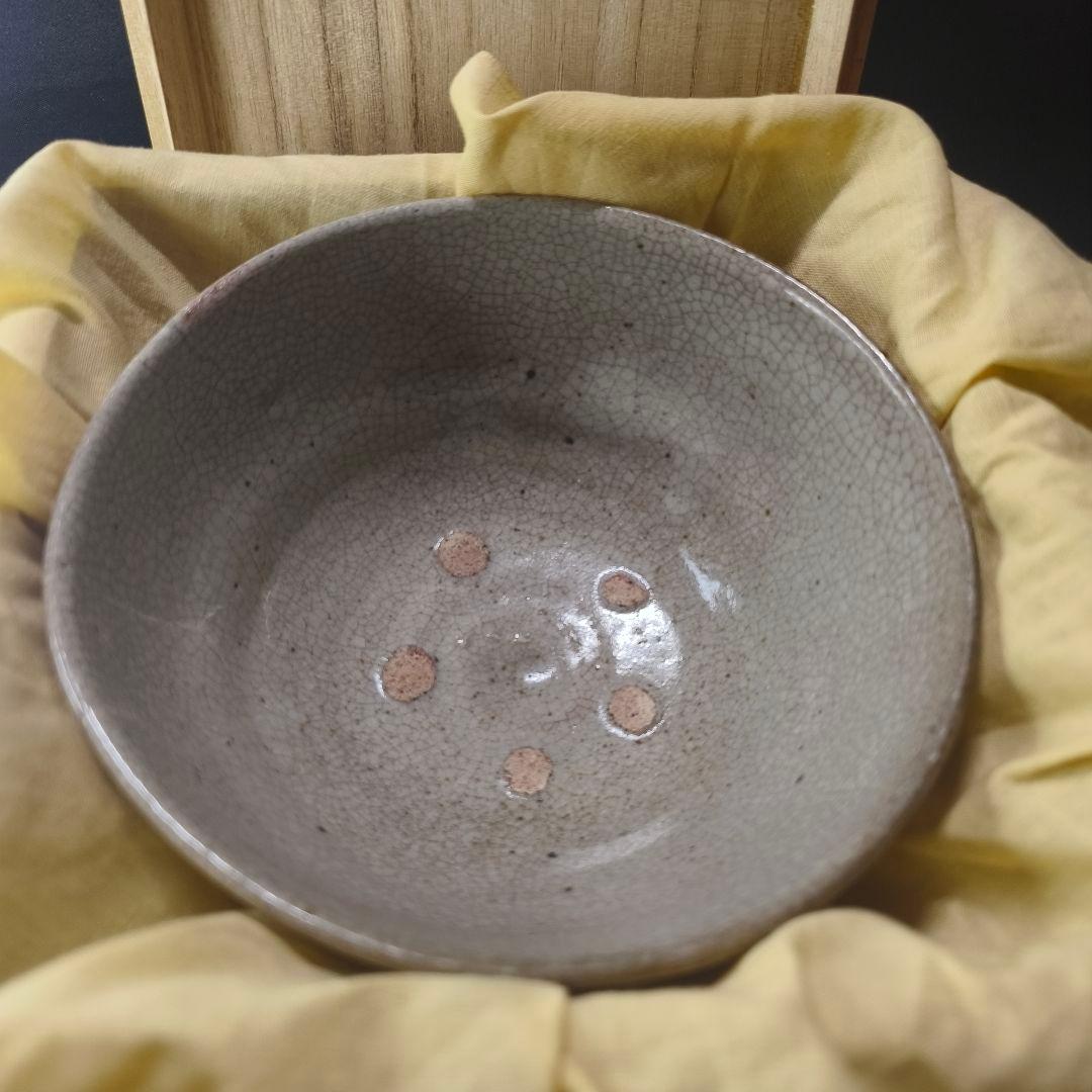 茶道具 井戸茶碗 李朝青磁 貫入入り 朝鮮王朝古美術 骨董 時代物 旧家蔵出し