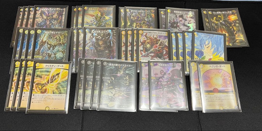 デュエマ　アガサ・エルキュールデッキ　改造パーツ付き