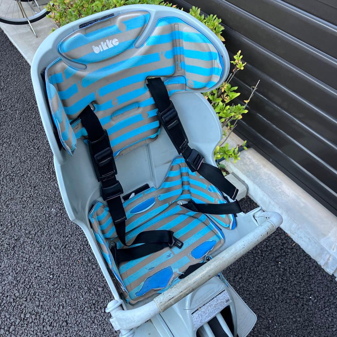 電動アシスト自転車 前後チャイルドシート bikke POLAR eライトブルー