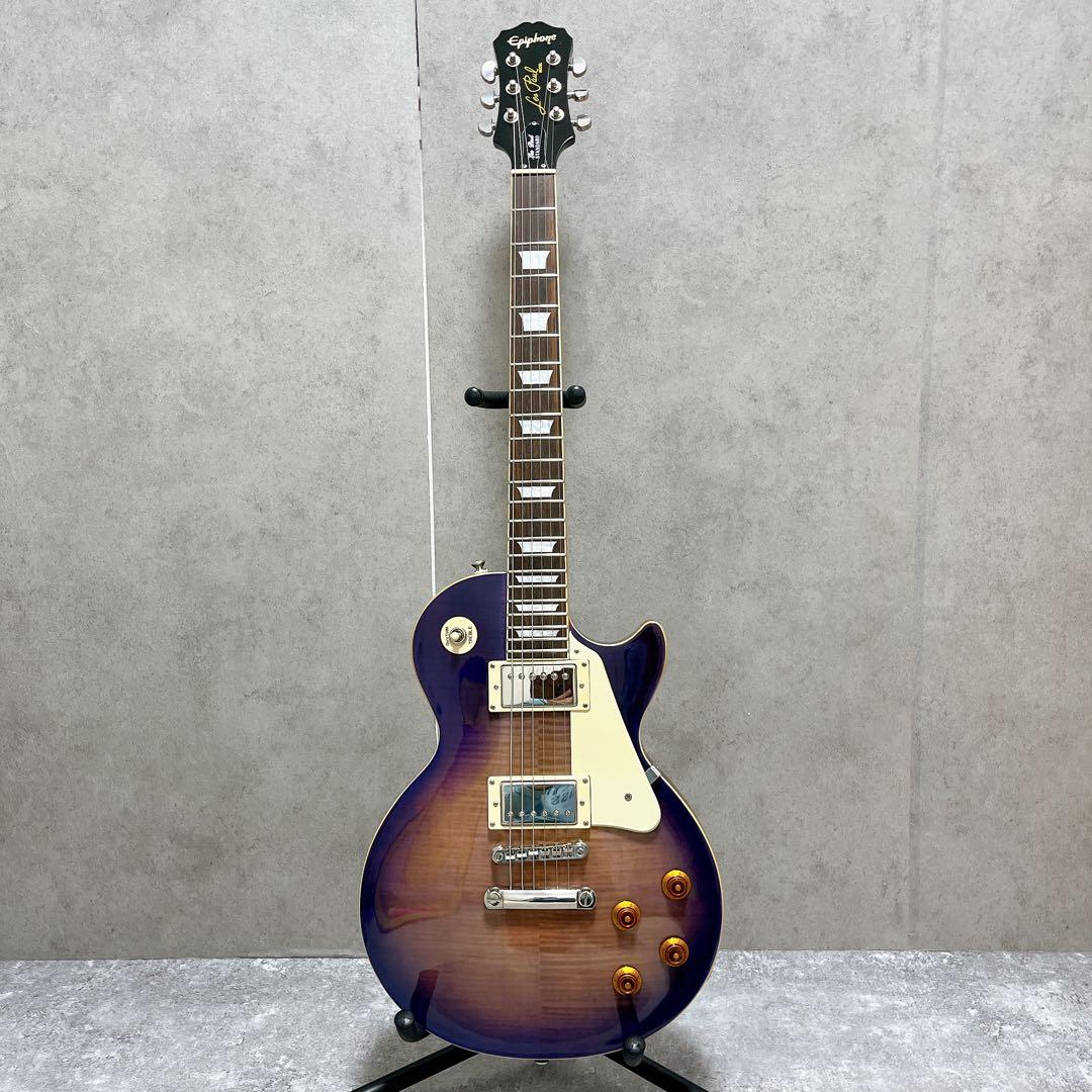 Epiphone エピフォン レスポール スタンダード ギブソン 青紫 ギター