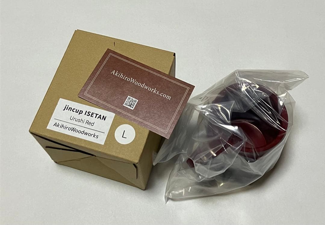 伊勢丹限定 ジンカップ jincup ISETAN Urushi Red L