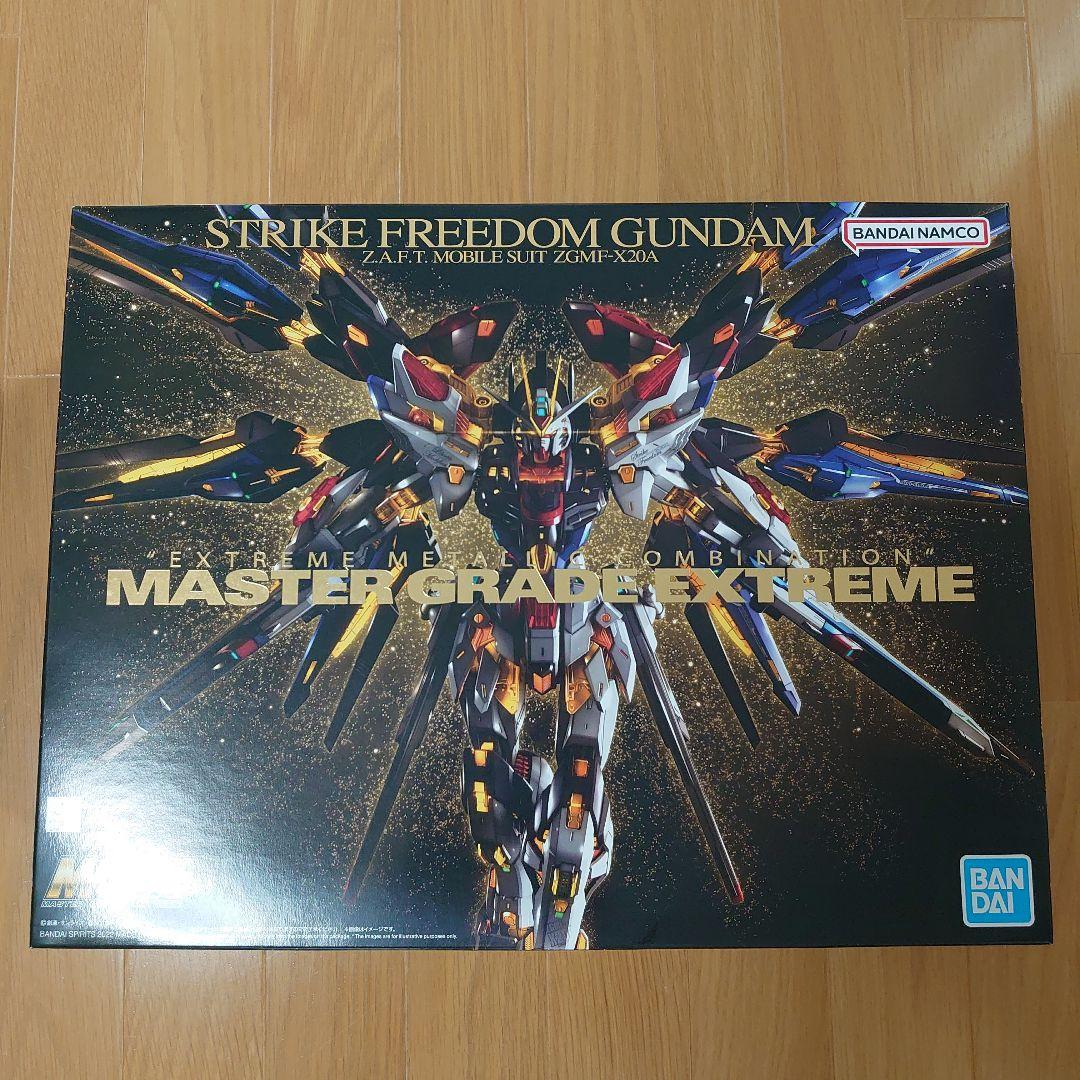 MGEXフリーダムガンダムとRG ジオング、サザビー、ハイニューガンダム