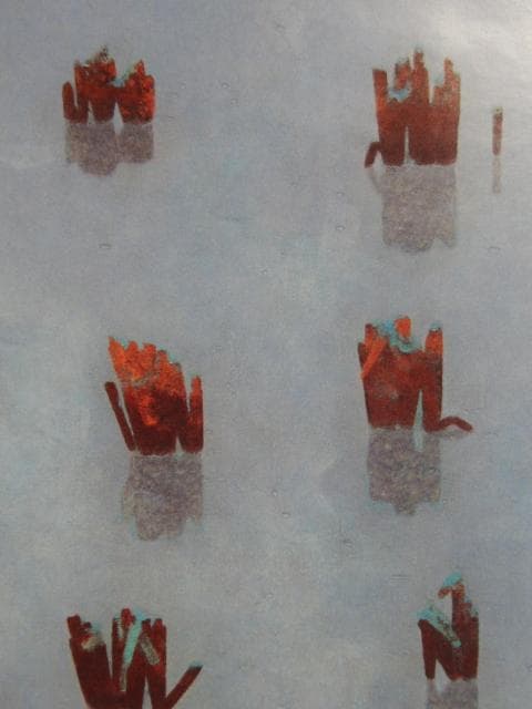 徳岡 神泉、刈田、大判、額装用・画版、日本製・新品額 額装付、状態良好