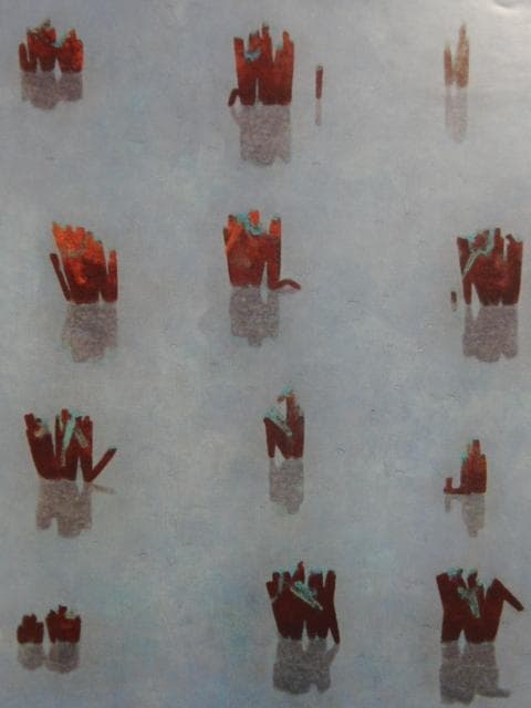 徳岡 神泉、刈田、大判、額装用・画版、日本製・新品額 額装付、状態良好