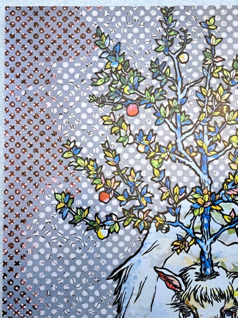 村上隆　シシ神と羅漢　ポスター　アート　人気画家　(草間彌生　奈良美智)